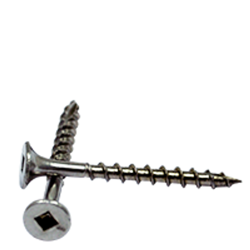 #14-7 X 3"/2" STAINLESS 18-8 SQUARE BUGLE HEAD DECK SCREW (DRYWALL SCREW), TYPE 17, Qty 100