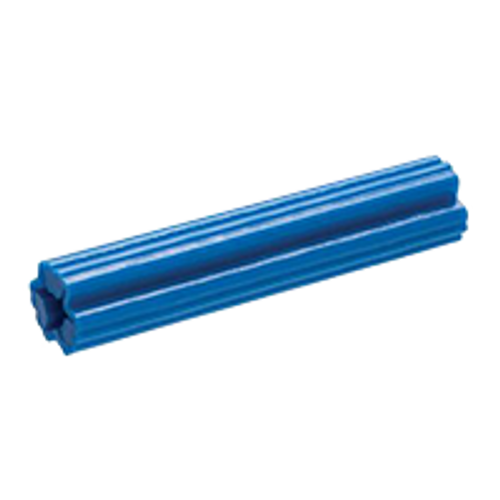 #14-1/4" x 1" Tubular Plastic Anchor, Plain, Qty 50