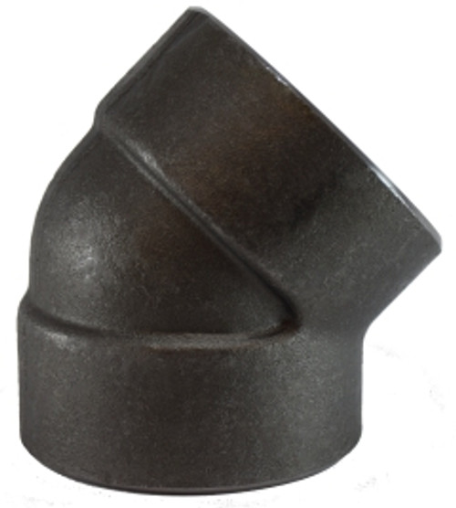 Midland Metal 3/8" 3000# Forged Steel 45 Elbow - 101182