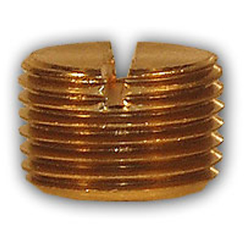 Midland Metal 3/8 BRASS SLOTTED PLUG - 117-6