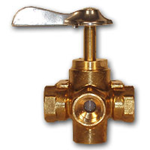 Midland Metal 1/4 4-WAY VALVE W/CLICK - 200C-4