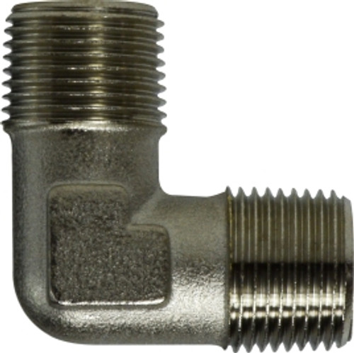 Midland Metal 1/8 X 1/8 MALE BSPT N-PLTD ELBOW - 28905