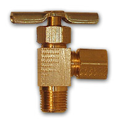 Midland Metal 3/8 X 1/4 ANGLE NEEDLE VALVE - 303C