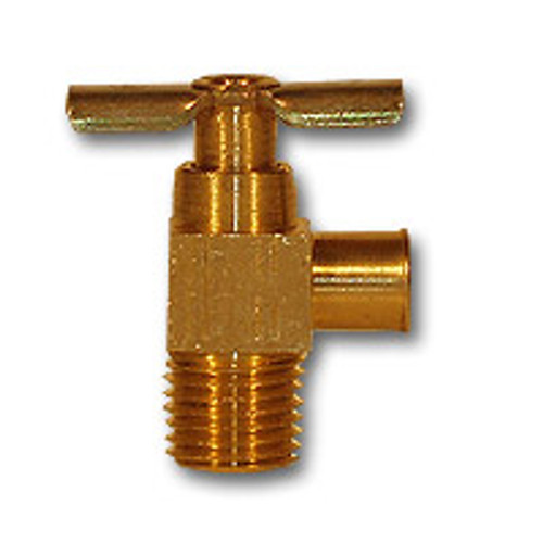 Midland Metal 1/4 MPT ANGLE BIB DRAIN VALVE - 303P