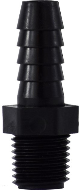 Midland Metal 33320P Adapter, 1 in Hose Barbed x 1-1/2 in MIP, Polypropylene