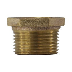 Midland Metal 38110-4020 Hex Bushing, 2-1/2 in 1/4 in, Bronze