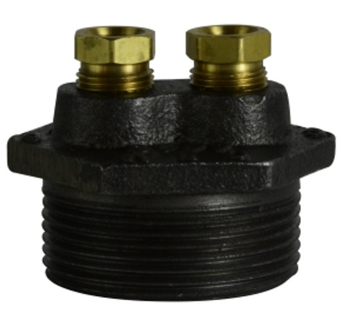 Midland Metal 1 1/2 X 3/8 X 3/8 RAISED DUPLEX BUSHING - 64831