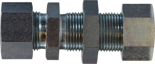 Midland Metal 15MM Bulkhead Straight Coupling Lock Nut - 8061LNL1515