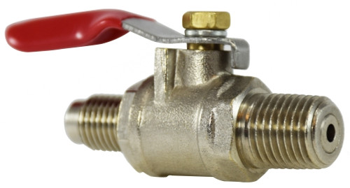 Midland Metal 1/4MIP X 1/4FL CP BALL VALVE W/CHECK - 944060