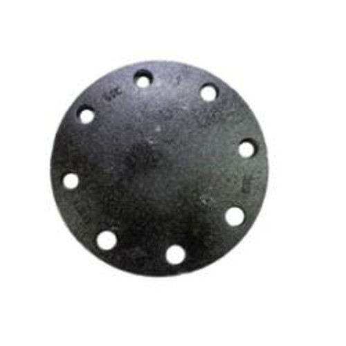 Midland Metal 108069BF Blind Flange, 4 in x 4 in, Iron, Black, 8 -Bolt Hole, 150 lb