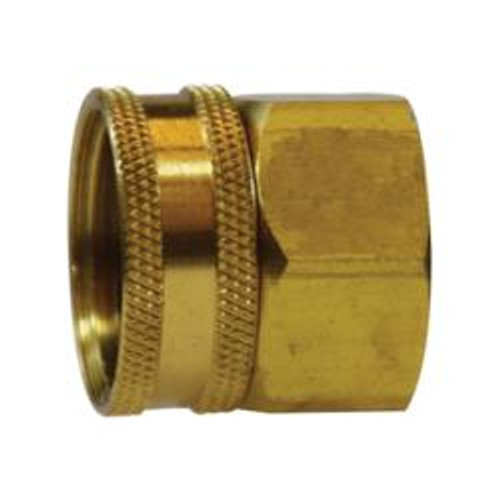 Midland Metal 5AS-12D Swivel FGH x Female Pipe, Garden Hose, 3/4 x 1/2 Fem Garden Hose To Fpt Swvl, Brass Fittings