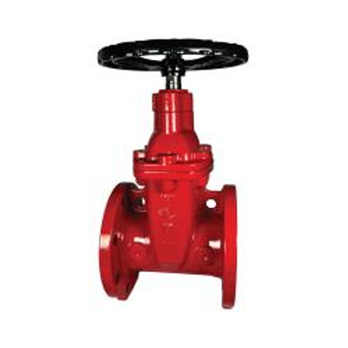 Midland Metal 9640FL3 Gate Valve, 3 in Nominal, Flanged x Flanged, Ductile Iron Body