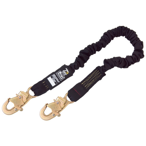 3M DBI-SALA Lanyard,1 Leg,Nomex, Kevlar(R),Black 1244610