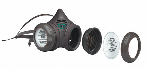 MOLDEX Half Mask Respirator,Snap in Gasket,L 8003