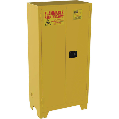 JAMCO Flammable Safety Cabinet,44 Gal.,Yellow FS44