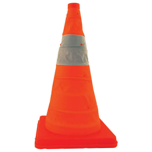 CORTINA Collapsible Traffic Cone,28in.H,PK5 03-501-03