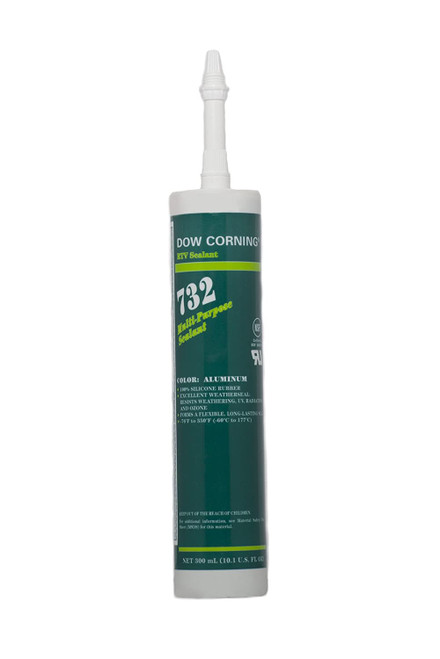 DOW CORNING Sealant,Silicone Base,Gray,Cartridge 1891987