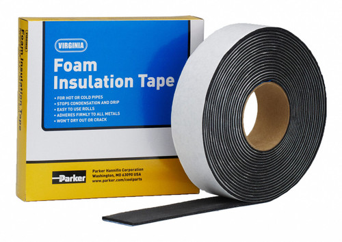 PARKER VIRGINIA Insulation Tape,2In.x30 ft.,1/8 In. K502