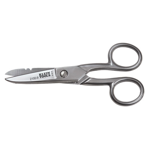 KLEIN TOOLS Electricians Scissors,5-1/4 In. L 2100-9