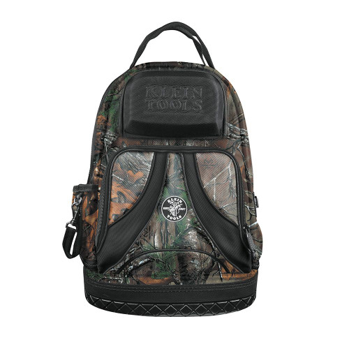 KLEIN TOOLS Tool Backpack,39 Pockets,14-1/2"x7-1/4" 55421BP14CAMO
