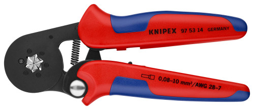 KNIPEX Crimper,28 to 8 AWG,10" L 97 53 14