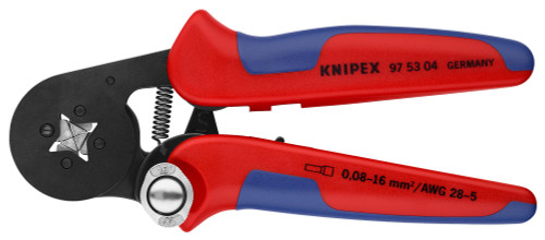 KNIPEX Crimper,29 to 5 AWG,10" L 97 53 04
