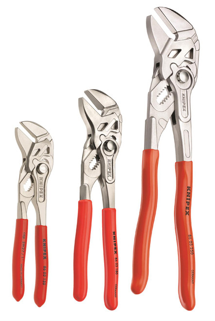 KNIPEX Plier Wrench Set,Ergonomic,3 Pcs 9K 00 80 45 US