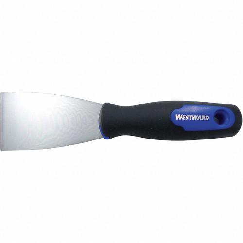 WESTWARD Putty Knife,Flexible,2",Carbon Steel 46A902