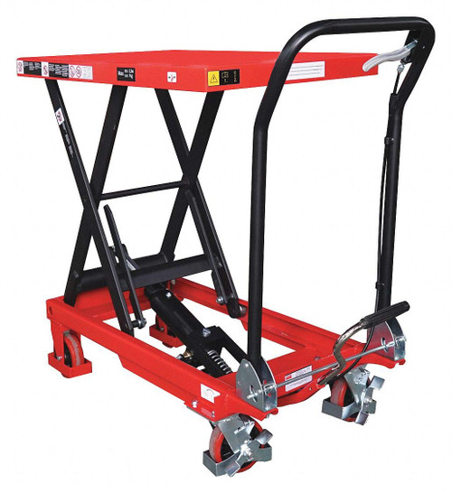 DAYTON Scissor Lift Table,32inLx19-3/4inW 35KT59