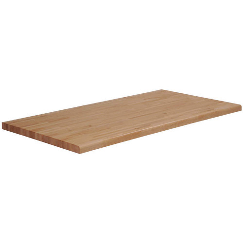 GENERIC Workbench Top,Butcher Block,96x30,Radius 4KYY9