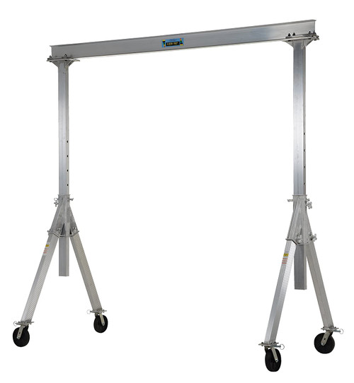 GENERIC Adj. Gantry Crane,Gray,Aluminum,2000 lb. AHA-2-12-12