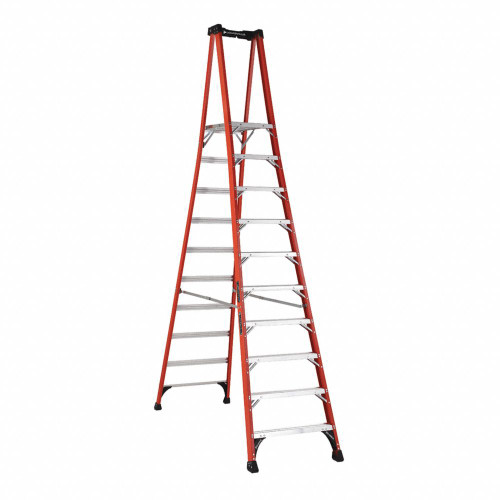 LOUISVILLE Platform Stepladder,9 ft. 6",FGL,375 lb. FXP1810HD