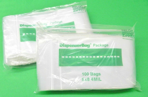 RELOC ZIPPIT Reclosable Bag,Standard,LDPE,Seal,PK1000 4R58