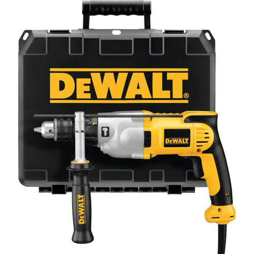 DEWALT Hammer Drill Kit,1/2",10.0A,0-56,000bpm DWD520K