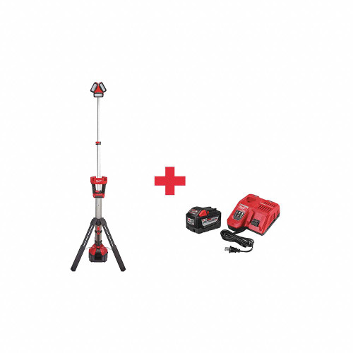 MILWAUKEE Cordless Job Site Light Kit,,18.0V,LED 2135-20 48-59-1890