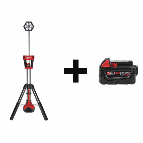 MILWAUKEE Rechargeable Stand Light Kit,18.0V 2130-20 48-11-1850