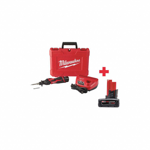 MILWAUKEE Soldering Iron Kit,90W,Pistol Grip 2488-21 48-11-2440