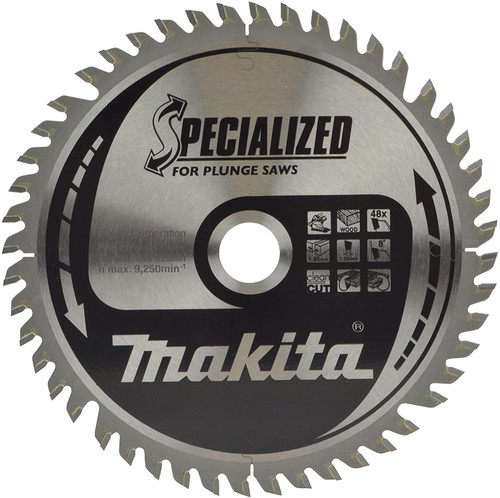 6-1/2" 48T Carbide-Tipped Cordless Plunge Saw Blade