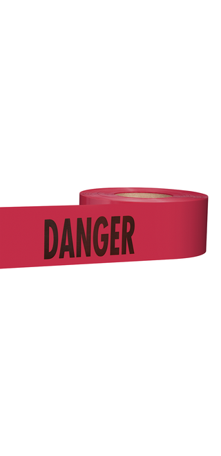Milwaukee 3X1000 Danger Red 3Mil Tape 1Rl - 77-1004