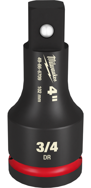 Milwaukee 49-66-6709 SHOCKWAVE Impact Duty 3/4" Drive 4" Extension Milwaukee 49-66-6709 SHOCKWAVE Impact Duty 3/4" Drive 4" Extension