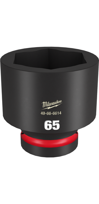 Milwaukee 49-66-6614 SHOCKWAVE Impact Duty 1" Drive 65MM Standard 6 Point Socket