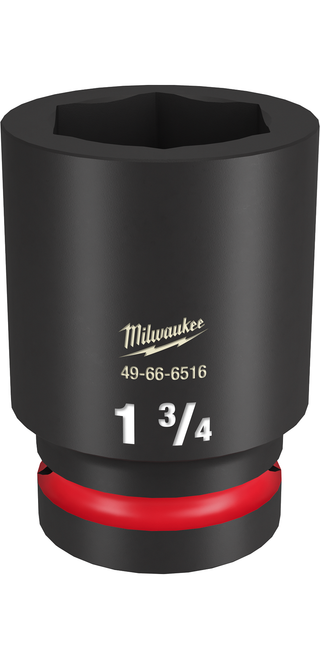 Milwaukee 49-66-6516 SHOCKWAVE Impact Duty 1" Drive 1-3/4" Deep 6 Point Socket Milwaukee 49-66-6516 SHOCKWAVE Impact Duty 1" Drive 1-3/4" Deep 6 Point Socket