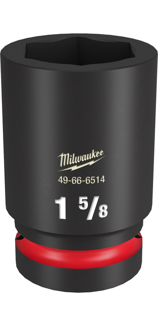 Milwaukee SHOCKWAVE Impact Duty  1"Drive 1-5/8" Deep 6 Point Socket - 49-66-6514