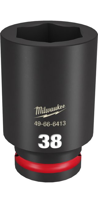 Milwaukee 49-66-6413 SHOCKWAVE Impact Duty 3/4" Drive 38MM Deep 6 Point Socket