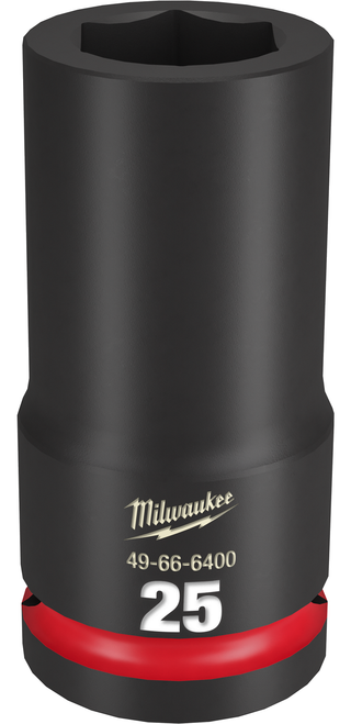 Milwaukee 49-66-6400 SHOCKWAVE Impact Duty 3/4" Drive 25MM Deep 6 Point Socket