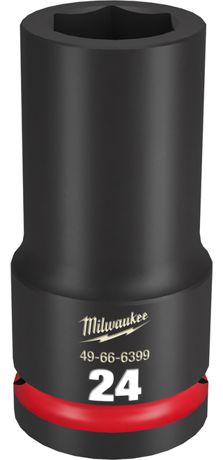 Milwaukee 49-66-6399 SHOCKWAVE Impact Duty 3/4" Drive 24MM Deep 6 Point Socket