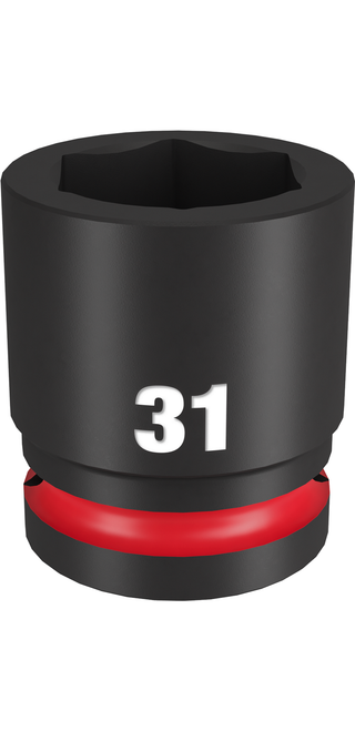 Milwaukee 49-66-6369 SHOCKWAVE Impact Duty 3/4" Drive 31MM Standard 6 Point Socket