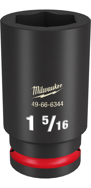 Milwaukee 49-66-6344 SHOCKWAVE Impact Duty 3/4" Drive 1-5/16" Deep 6 Point Socket