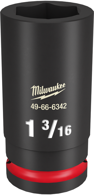 Milwaukee SHOCKWAVE Impact Duty  3/4"Drive 1-3/16" Deep 6 Point Socket - 49-66-6342