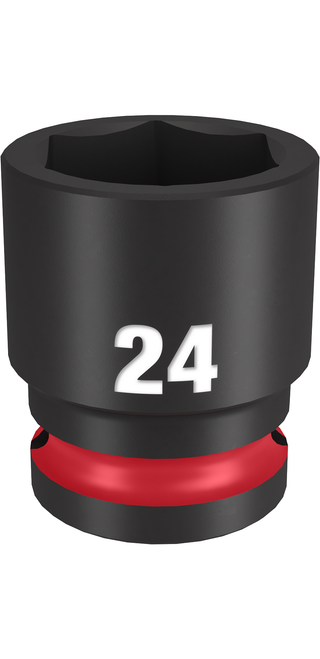 Milwaukee 49-66-6256 SHOCKWAVE Impact Duty 1/2" Drive 24MM Standard 6 Point Socket